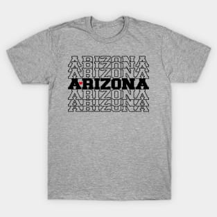 I Love AZ Mirror Words T-Shirt